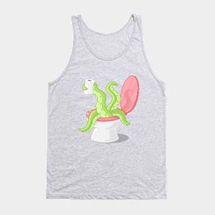 Toilet Monster Tank Top